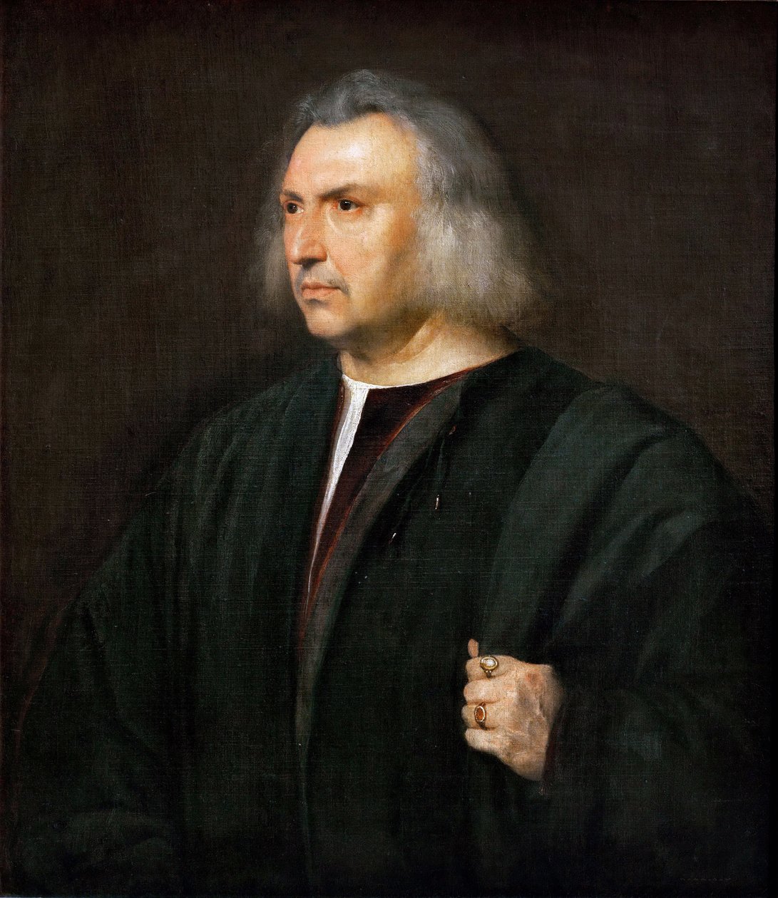 Portrait du médecin Gian Giacomo Bartolotti da Parma - Tiziano Vecelli