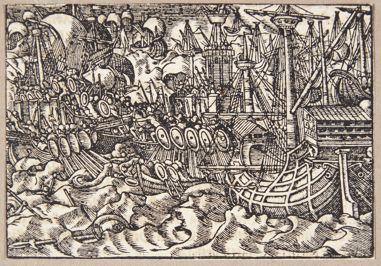 Gaius Duillius vainc Carthage dans une bataille navale - Tobias Stimmer