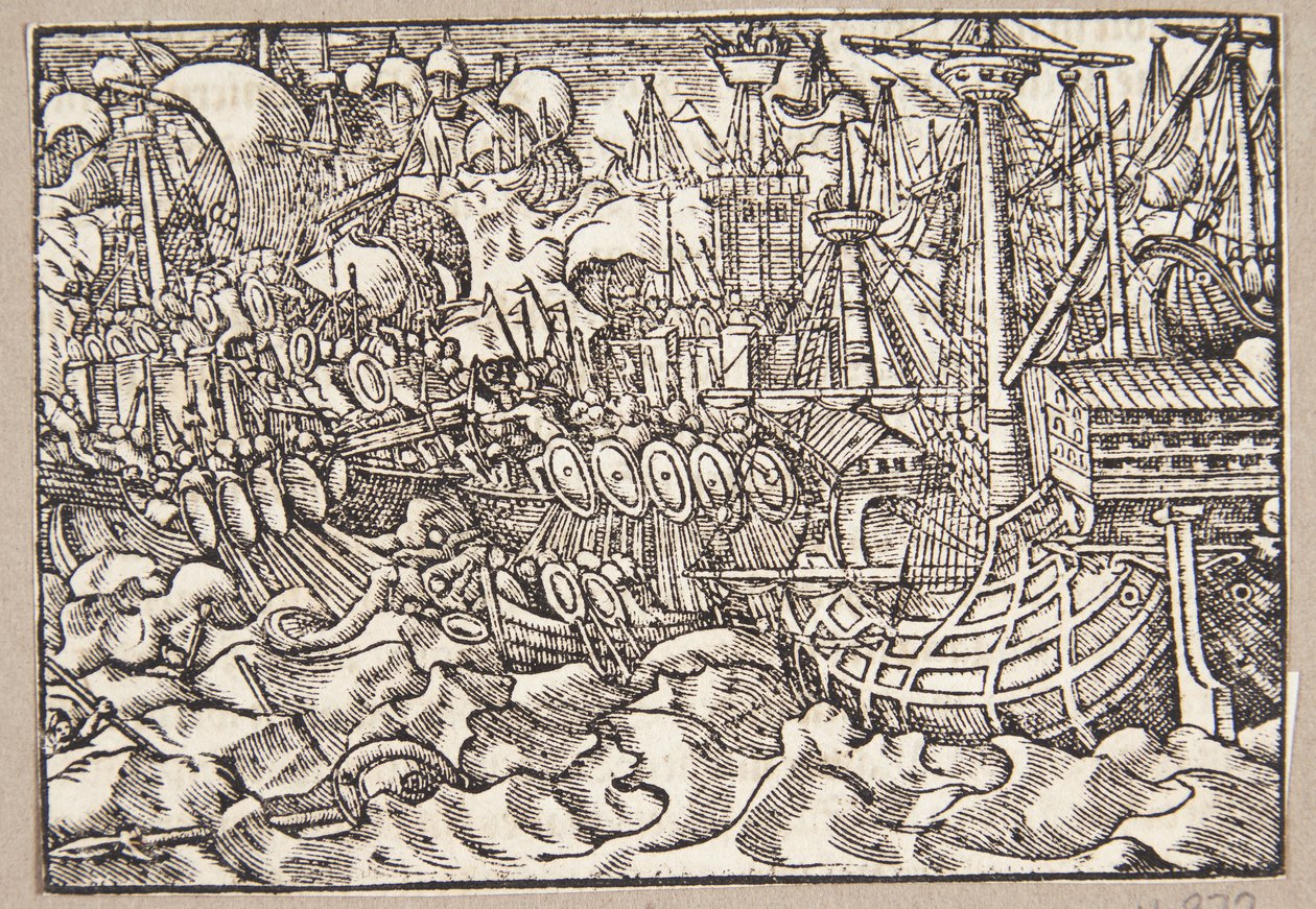 Gaius Duillius triomphe dans une bataille navale contre les Carthaginois - Tobias Stimmer