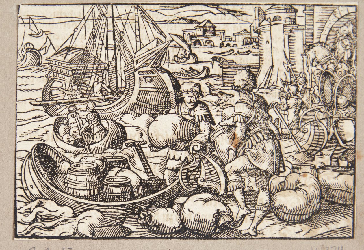 Gaius Lutatius vainc la flotte de Carthage - Tobias Stimmer