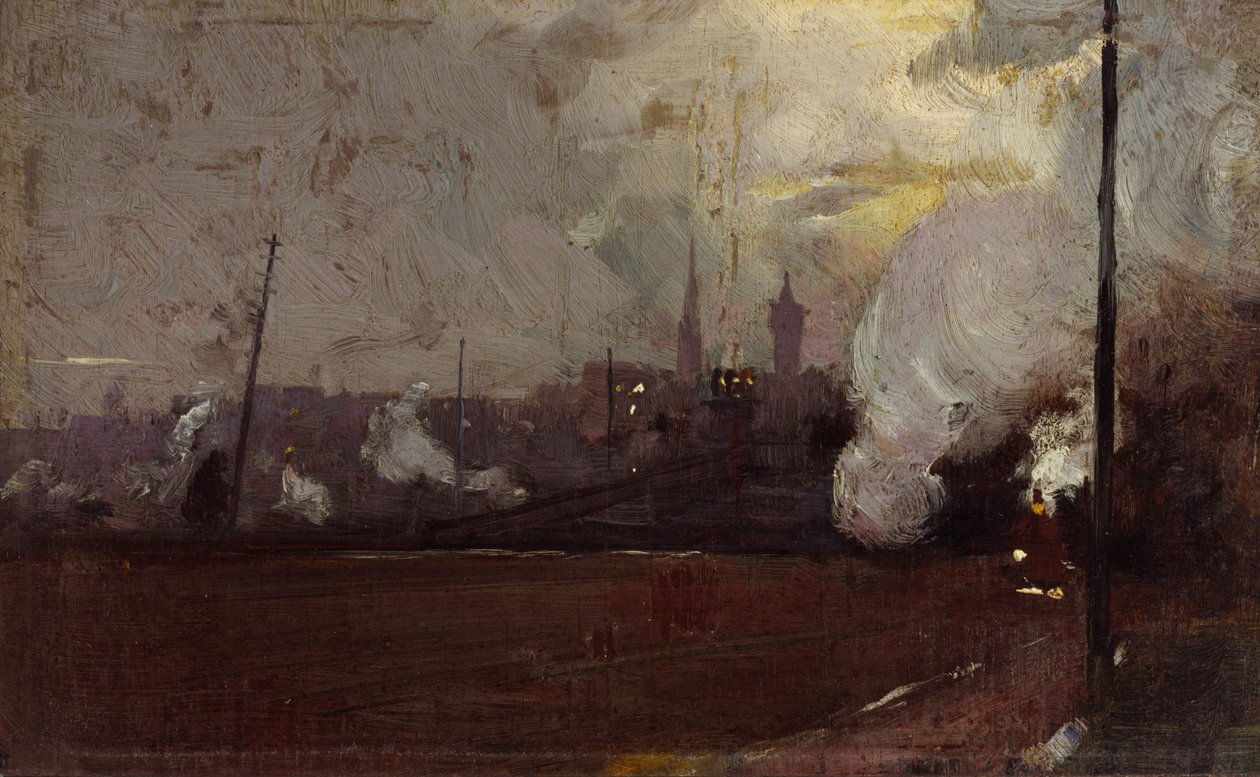 Train du soir pour Hawthorn - Tom Roberts