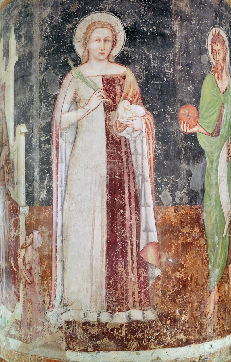 Sainte Agnès - Tommaso da Modena