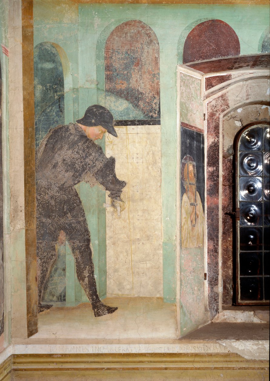Vie de Jean-Baptiste: un garde - Tommaso Masolino da Panicale