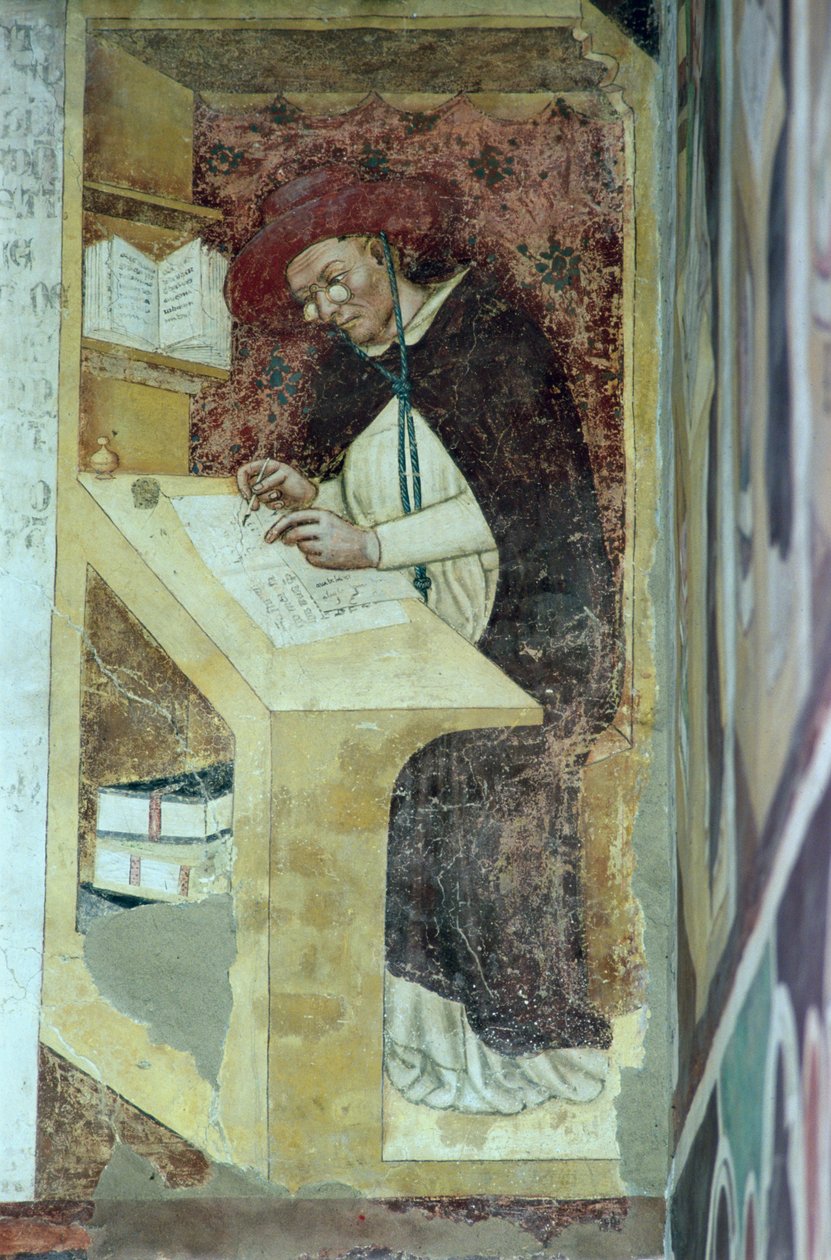 Hugues de Provence à son bureau, du cycle des "Quarante membres illustres de l