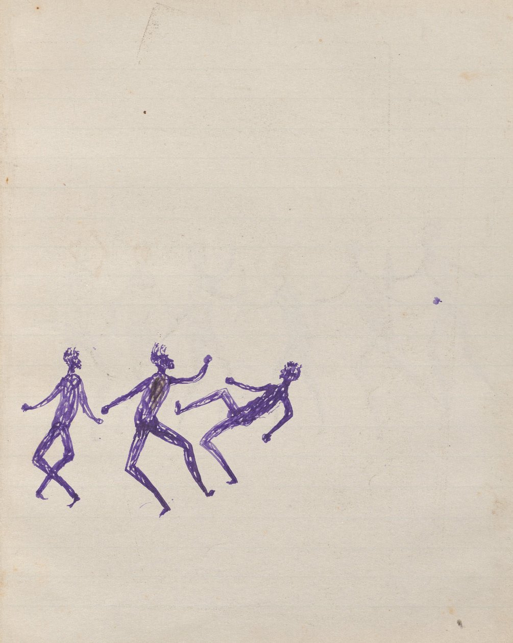 Peuple Kwatkwat - (Aborigènes combattant) Carnet de croquis principalement des activités des Aborigènes et des Blancs - Tommy McRae