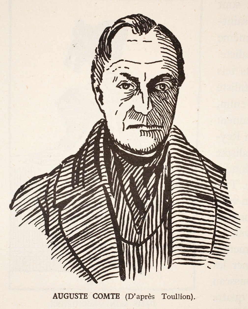 Auguste Comte - Tony Toullion