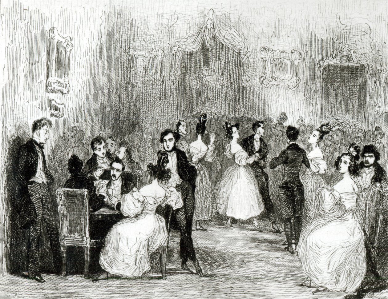 Une soirée chez Charles Nodier (1780-1844) 1831 - Tony Johannot