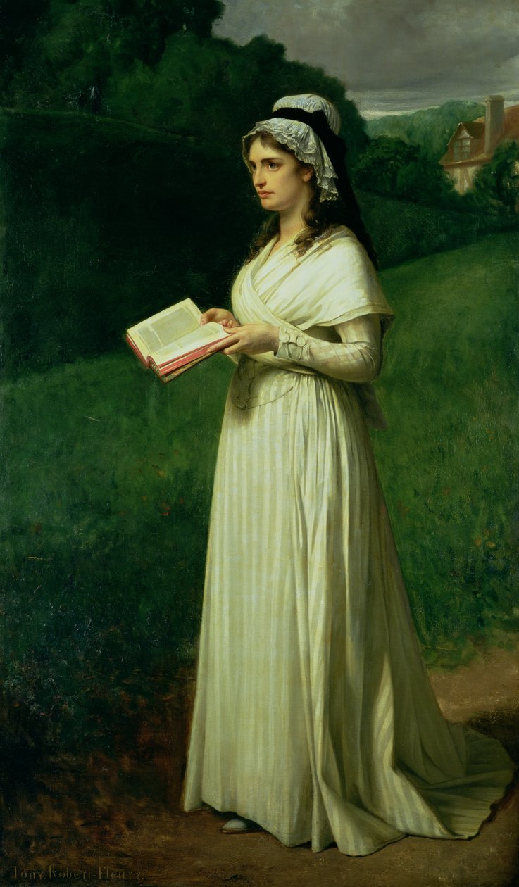 Portrait de Charlotte Corday - Tony Robert-Fleury