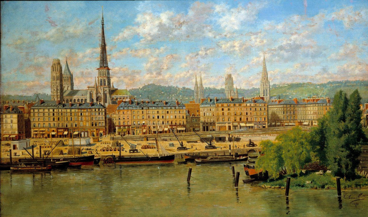 Le port de Rouen - Torello Ancillotti