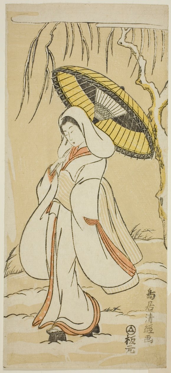La Demoiselle Héron - Torii Kiyotsune