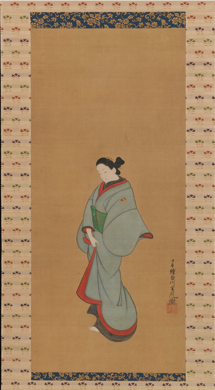 Femme debout, vers 1730 - Tosendo Rifu
