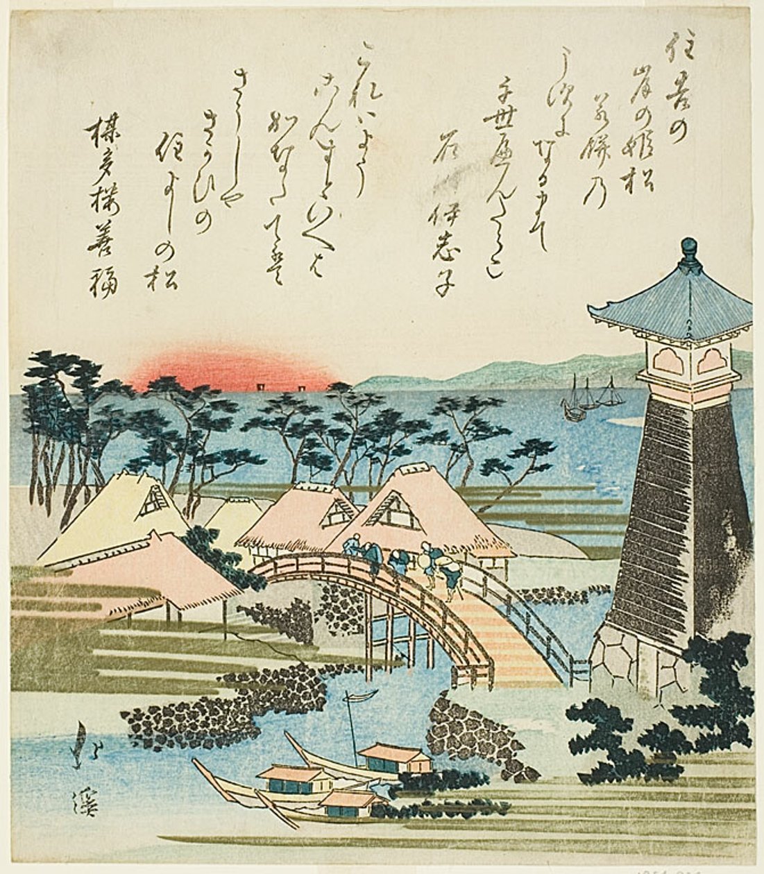 Phare de Sumiyoshi, Osaka - Totoya Hokkei