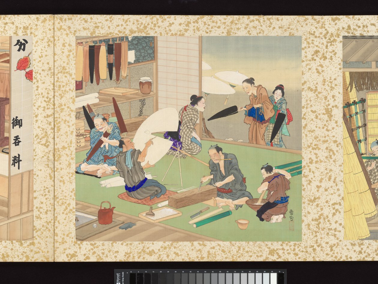 Artisans, beautés et événements annuels - Toyohara Kunichika