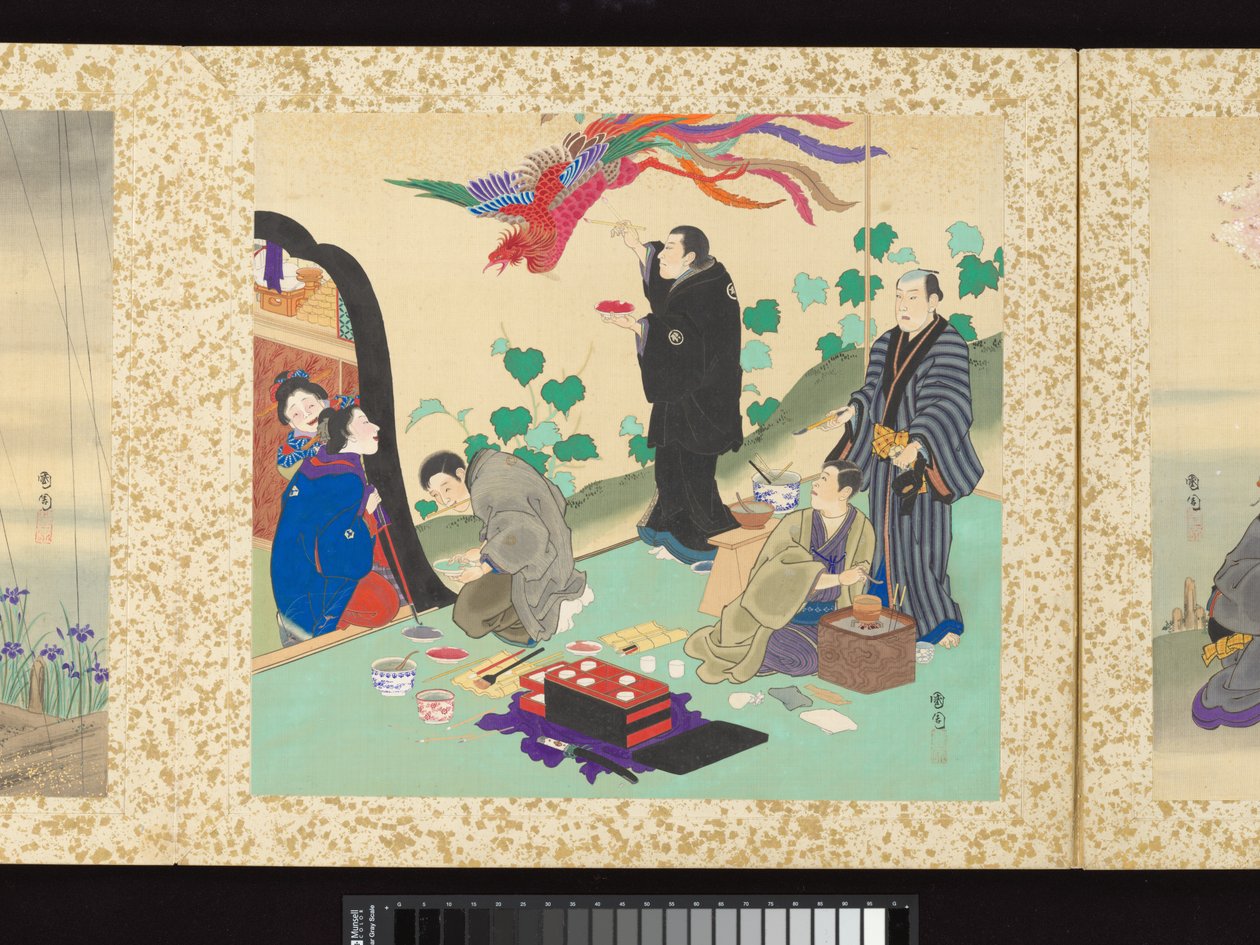 Artisans, beautés et événements annuels - Toyohara Kunichika