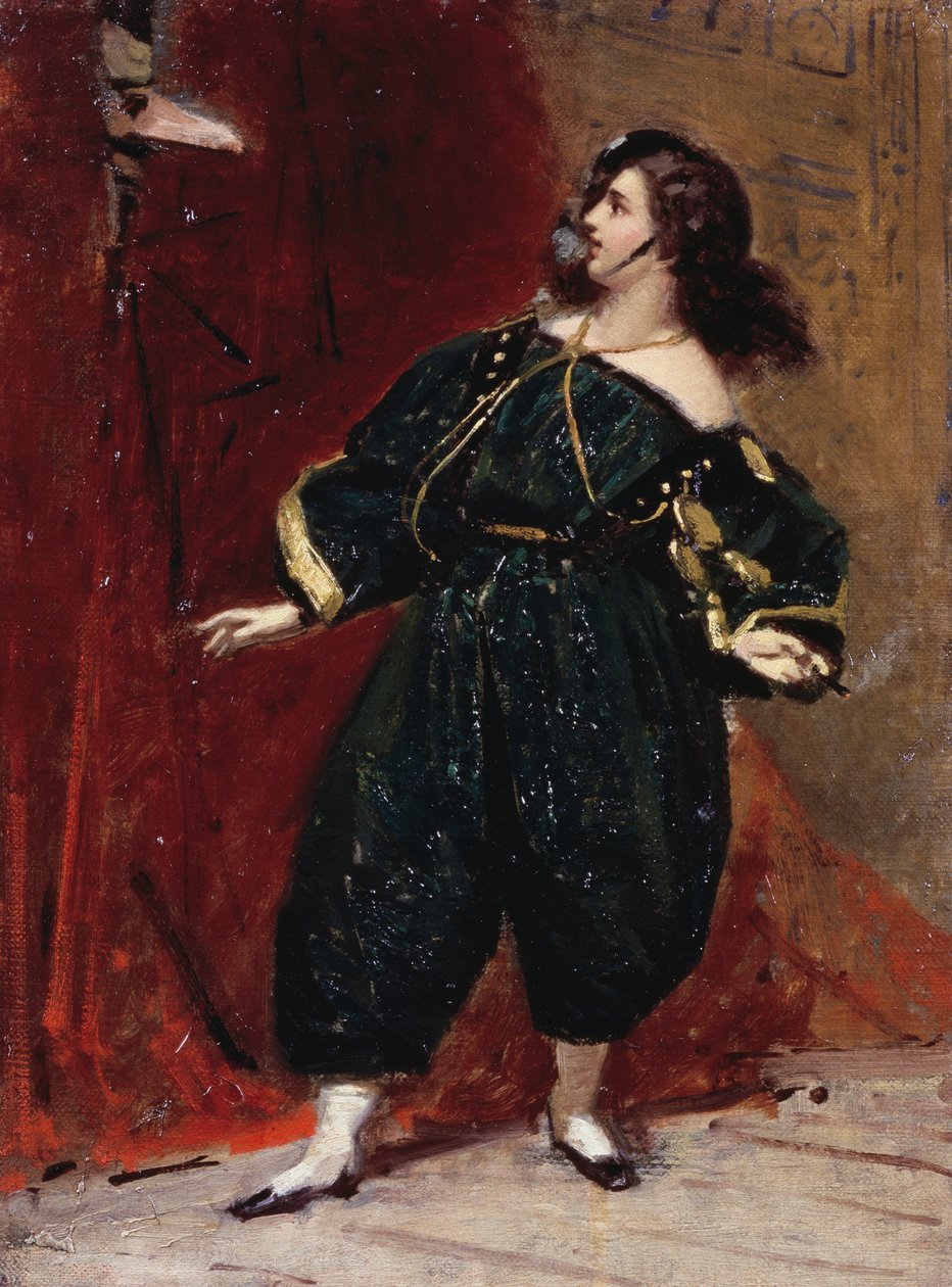 Masque du Bersagliere, par Tranquillo Cremona (1837-1878) - Tranquillo Cremona