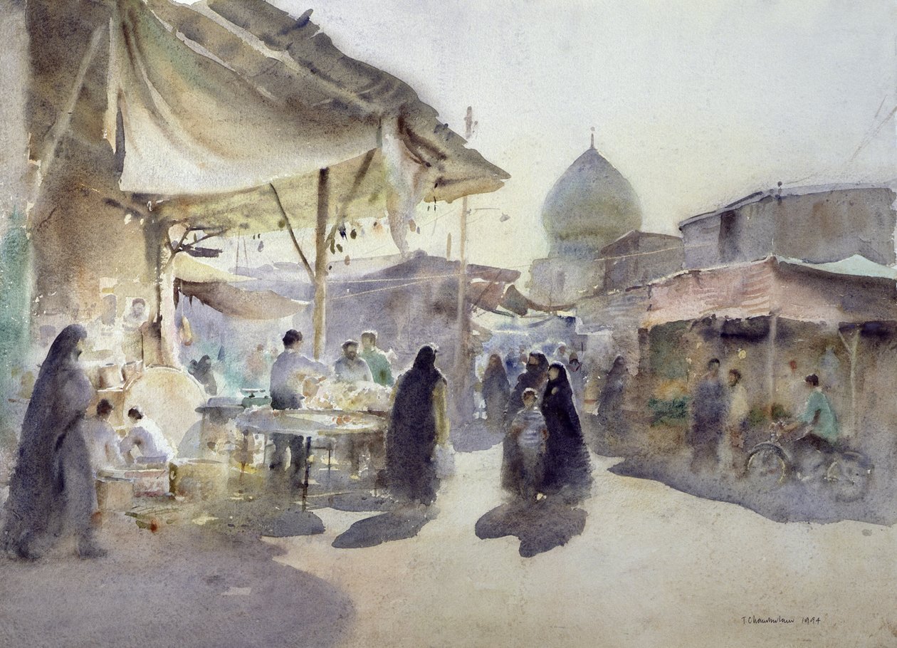 Lumière et Ombre, Bazar de Shiraz, 1994 - Trevor Chamberlain