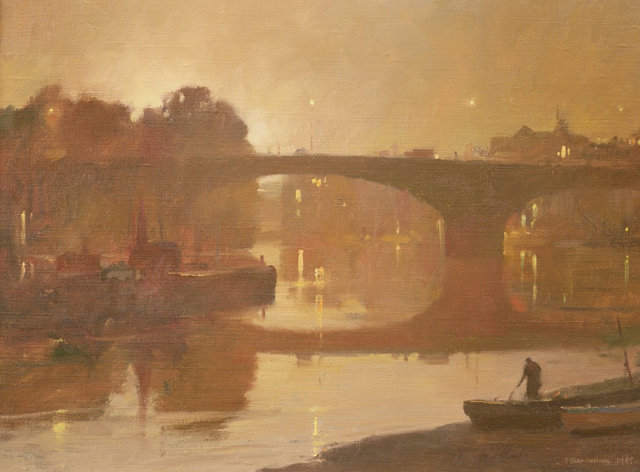 Nuit, Kew Bridge, 1989 - Trevor Chamberlain