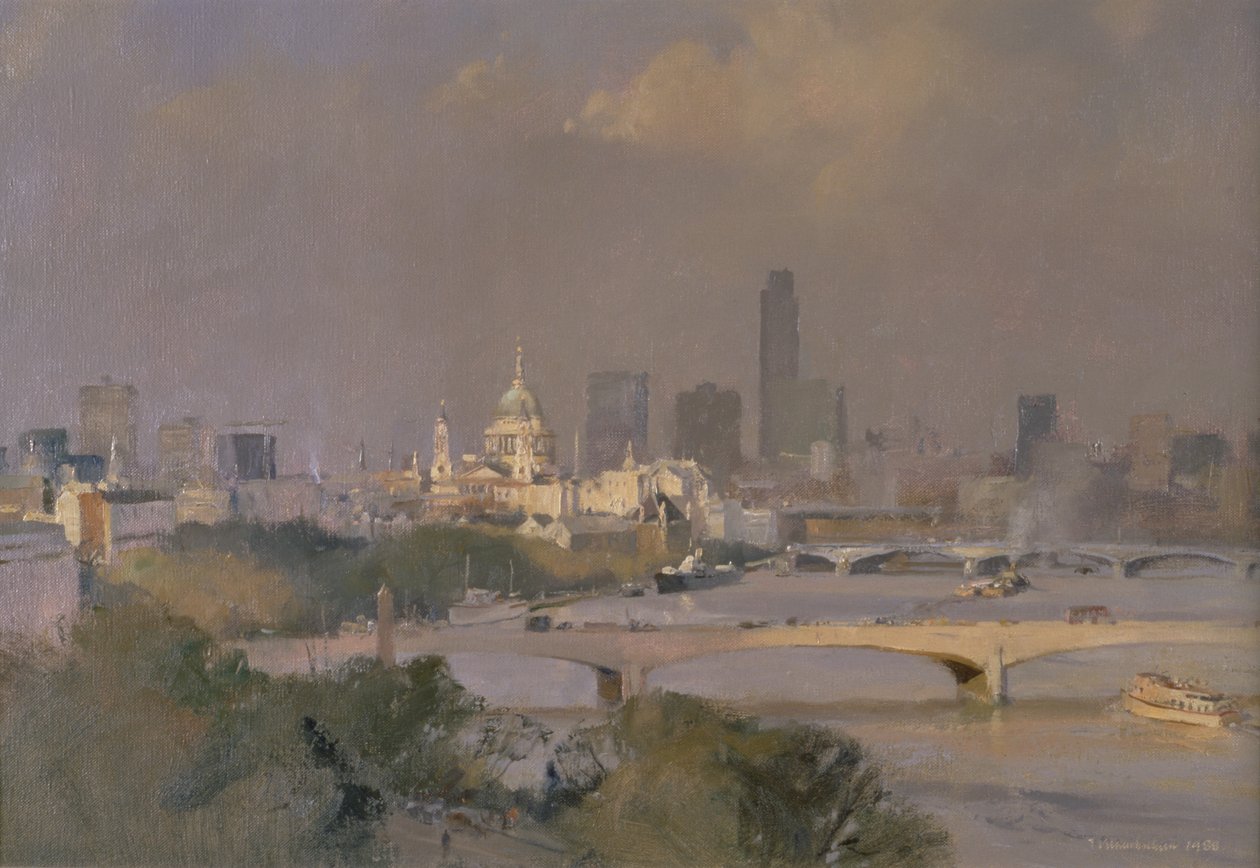 Après-midi torride en août, Kings Reach, 1988 - Trevor Chamberlain
