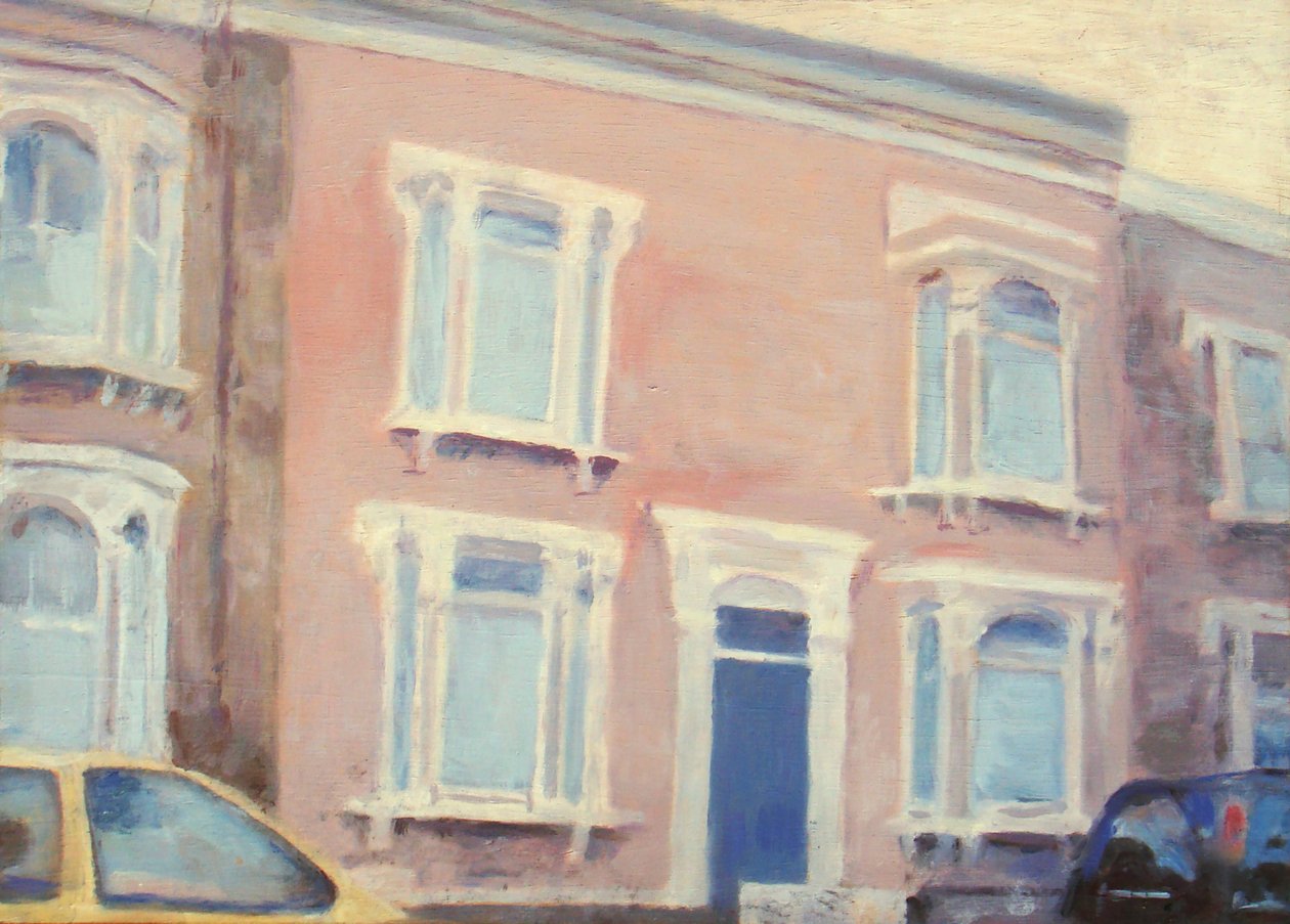 Un endroit pour vivre 23, 2012 (huile sur contreplaqué) - Trevor Burgess