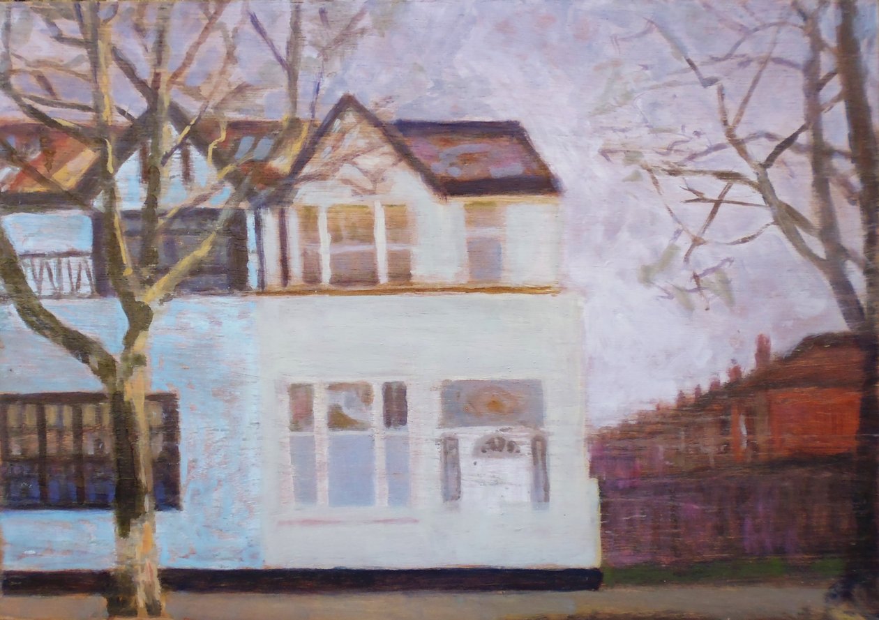Un endroit pour vivre 51, 2013 (huile sur contreplaqué) - Trevor Burgess