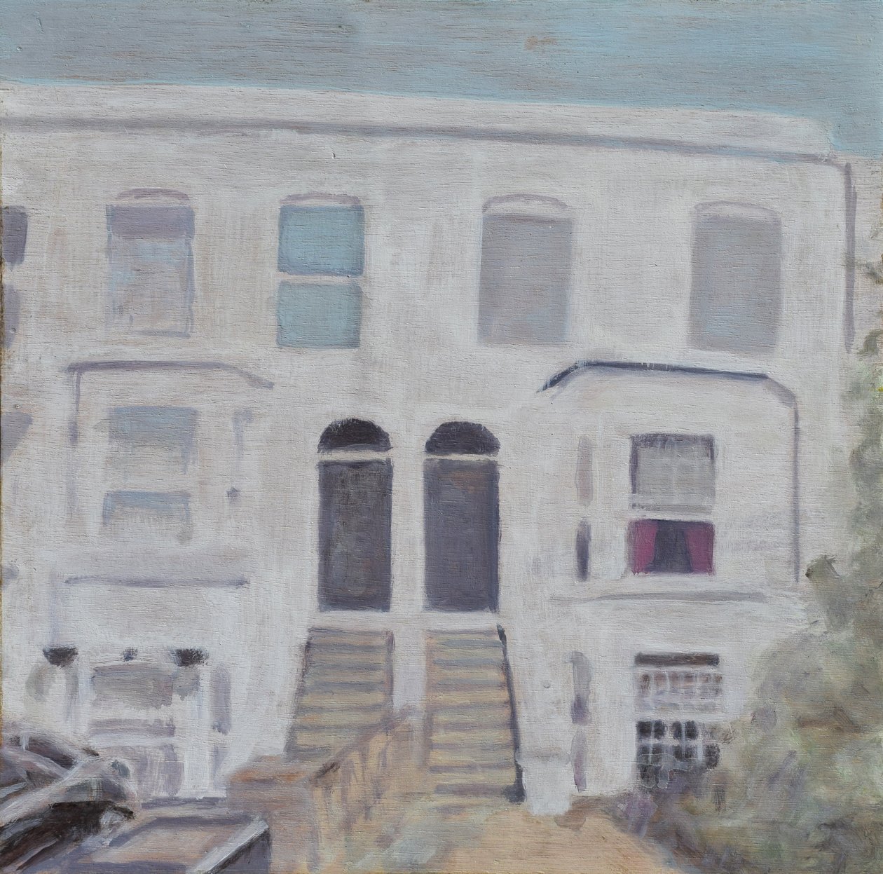 Un endroit pour vivre 54, 2013 (huile sur contreplaqué) - Trevor Burgess