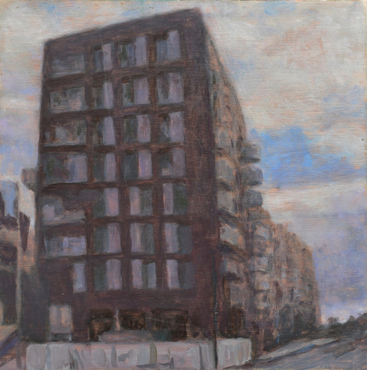 Un endroit pour vivre 60, 2013 (huile sur contreplaqué) - Trevor Burgess