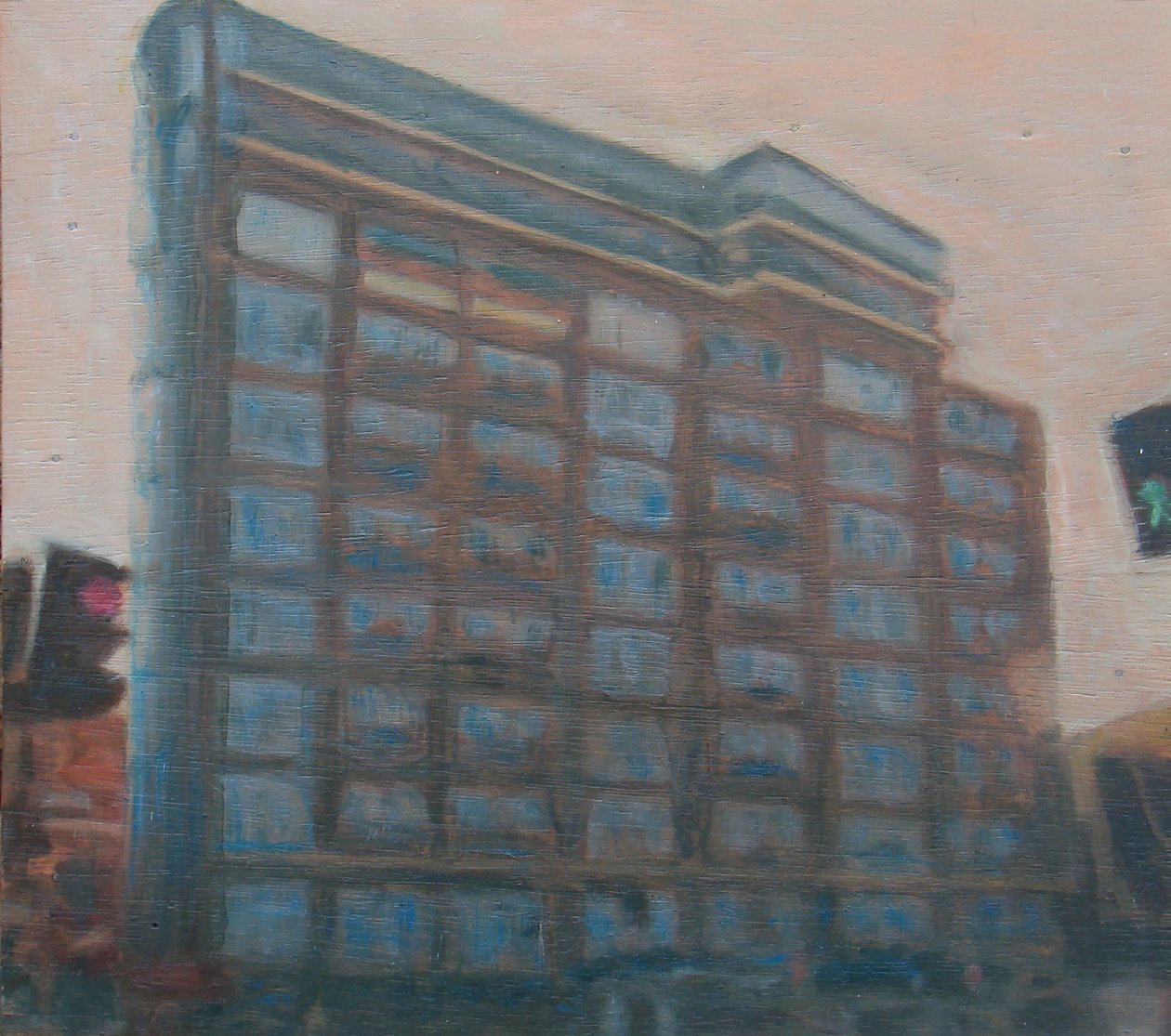A place to live 6, 2010 (huile sur contreplaqué) - Trevor Burgess