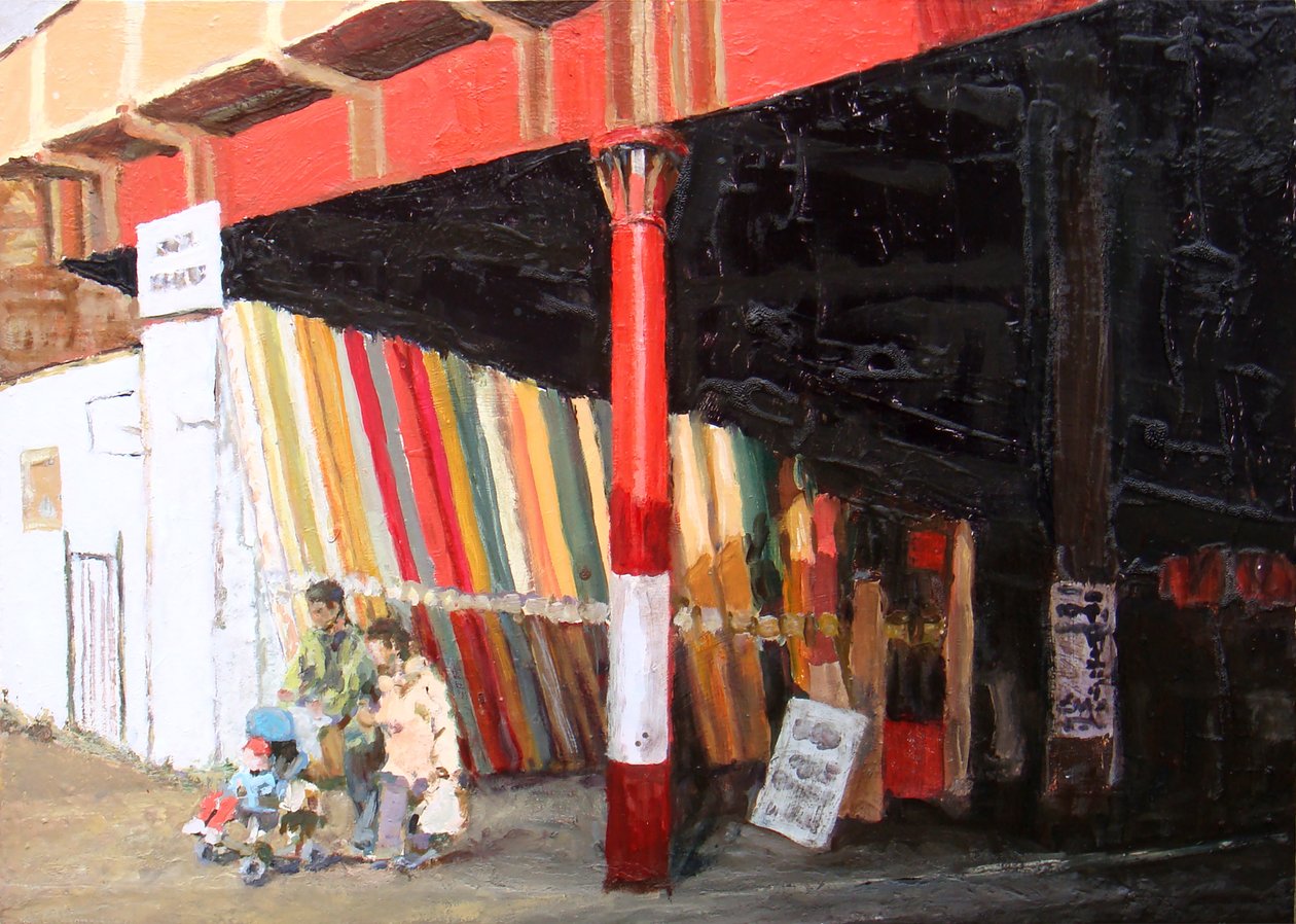 Tapis, 2008 (huile sur panneau) - Trevor Burgess