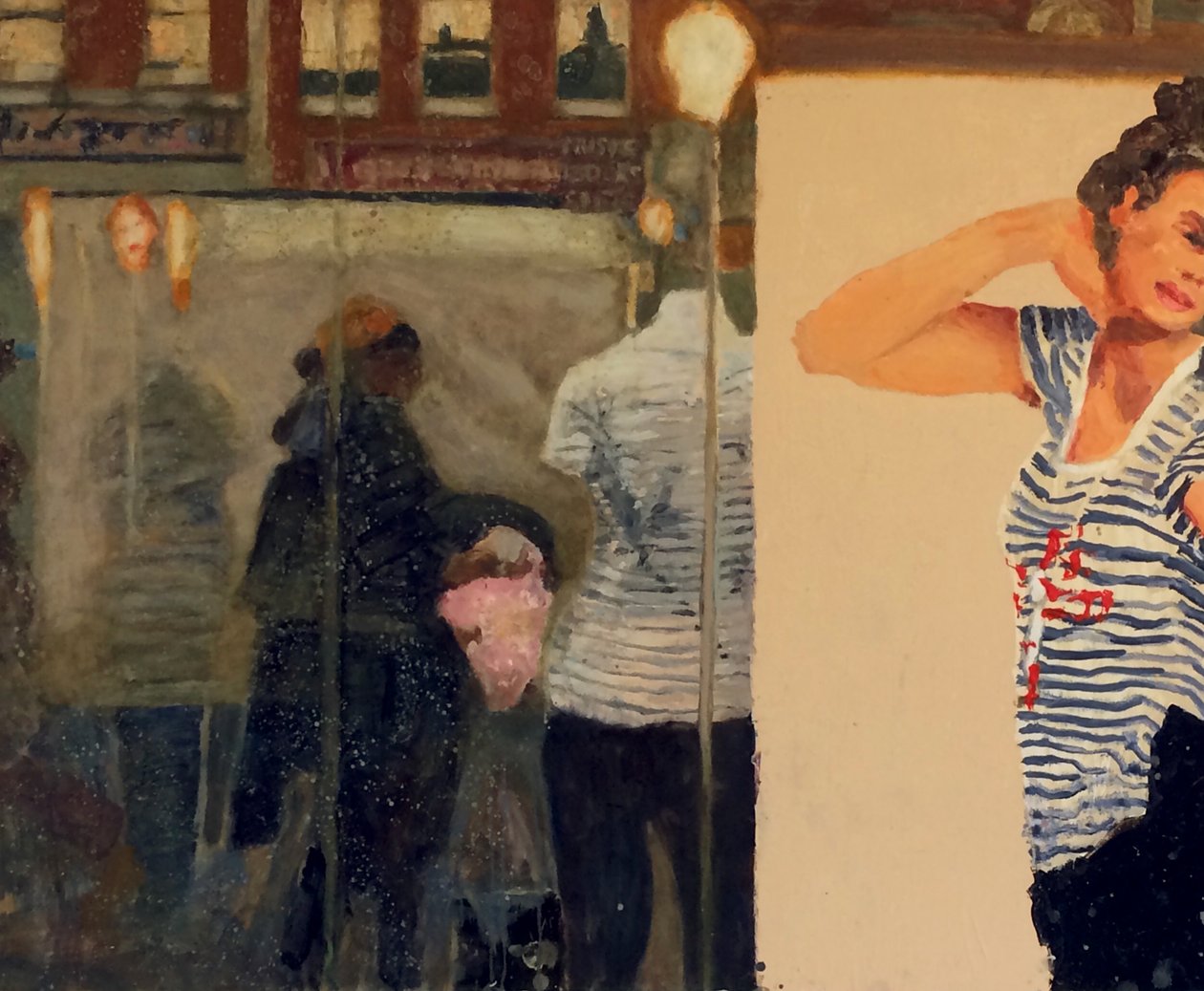 Modèles pour la vie, 2019 (huile sur carton) - Trevor Burgess