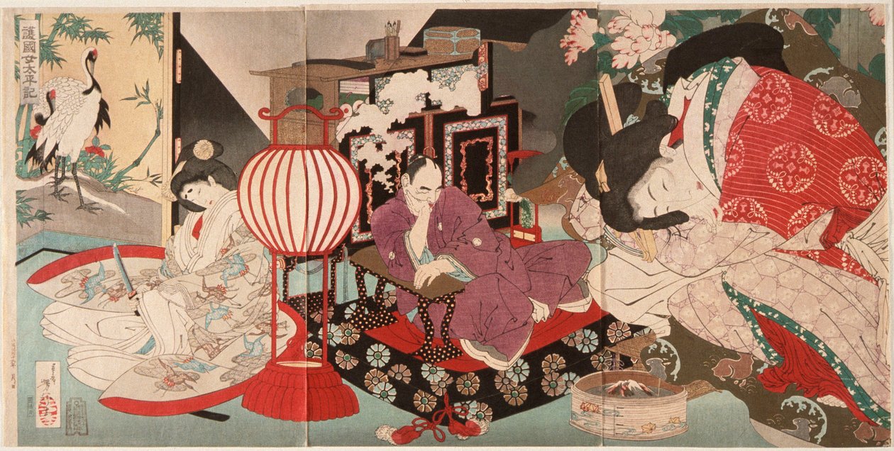 Une femme sauvant la nation : Chronique de la grande paix - Tsukioka Yoshitoshi