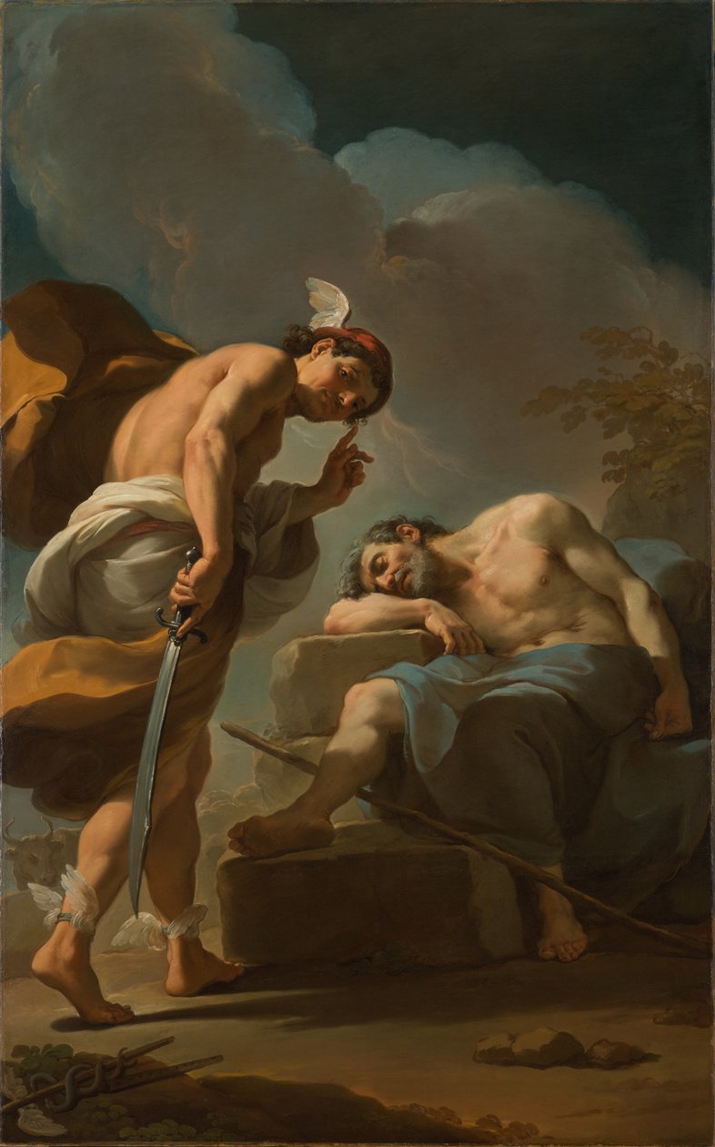 Mercure sur le point de décapiter Argus, vers 1770-1775 - Ubaldo Gandolfi