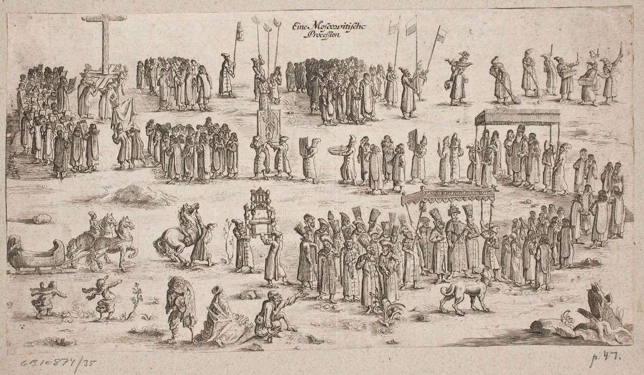 Une procession moscovite - Ubekendt