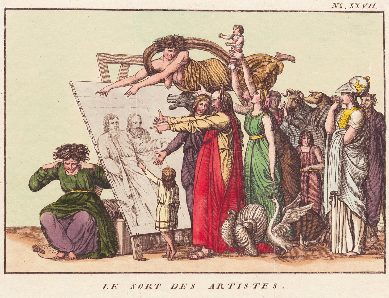 Le sort des artistes - Ubekendt dansk efter 1780