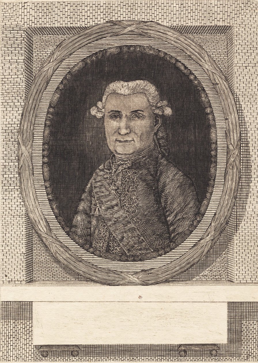 Portrait inachevé de Ove Høegh-Guldberg - Ubekendt dansk sidste halvdel af 1700 tallet