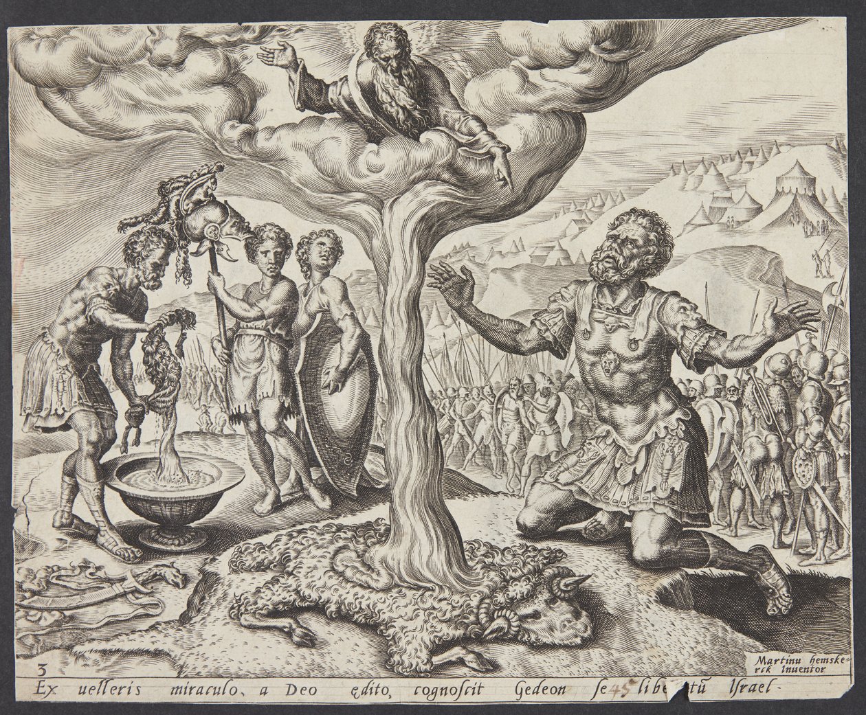 La rosée sur la toison de laine - Ubekendt efter Maarten van Heemskerck