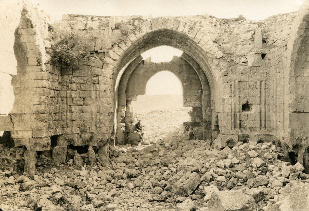 Intérieur de la basilique byzantine, Amman, Jordanie, photographie d