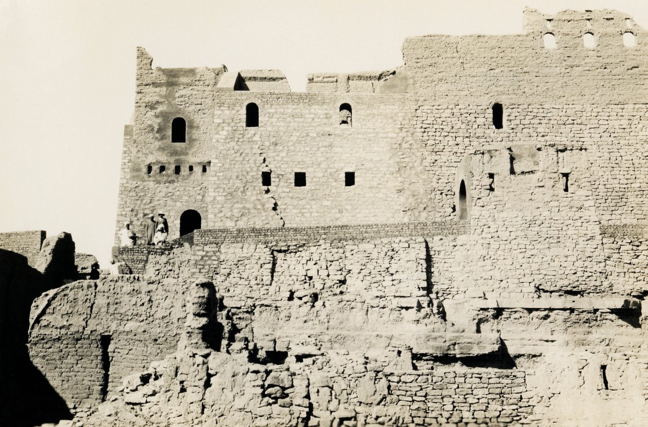 Monastère de Saint-Siméon après sa restauration, Assouan, Égypte, photographie d