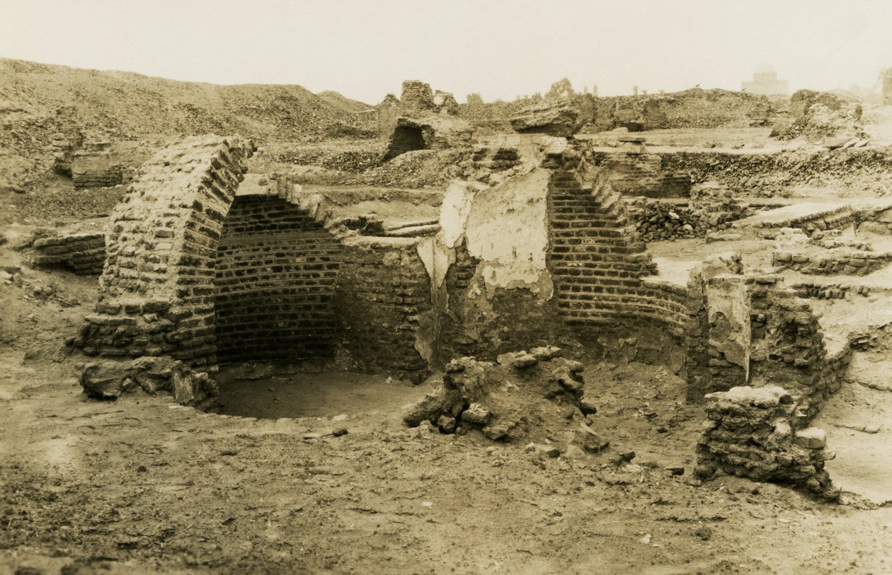 Bâtiment trilobé, al-Fustat, Egypte, photographie d