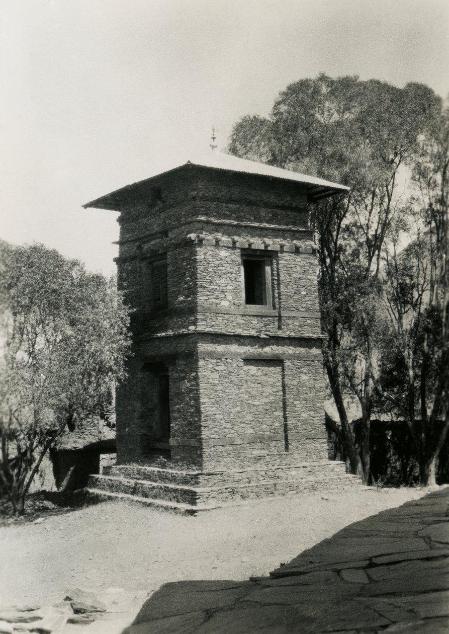 Bâtiment carré à deux étages, Axum, Éthiopie, photographie d