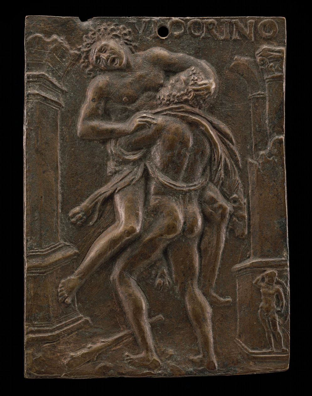 Hercule et Antée, début 16e siècle - Ulocrino