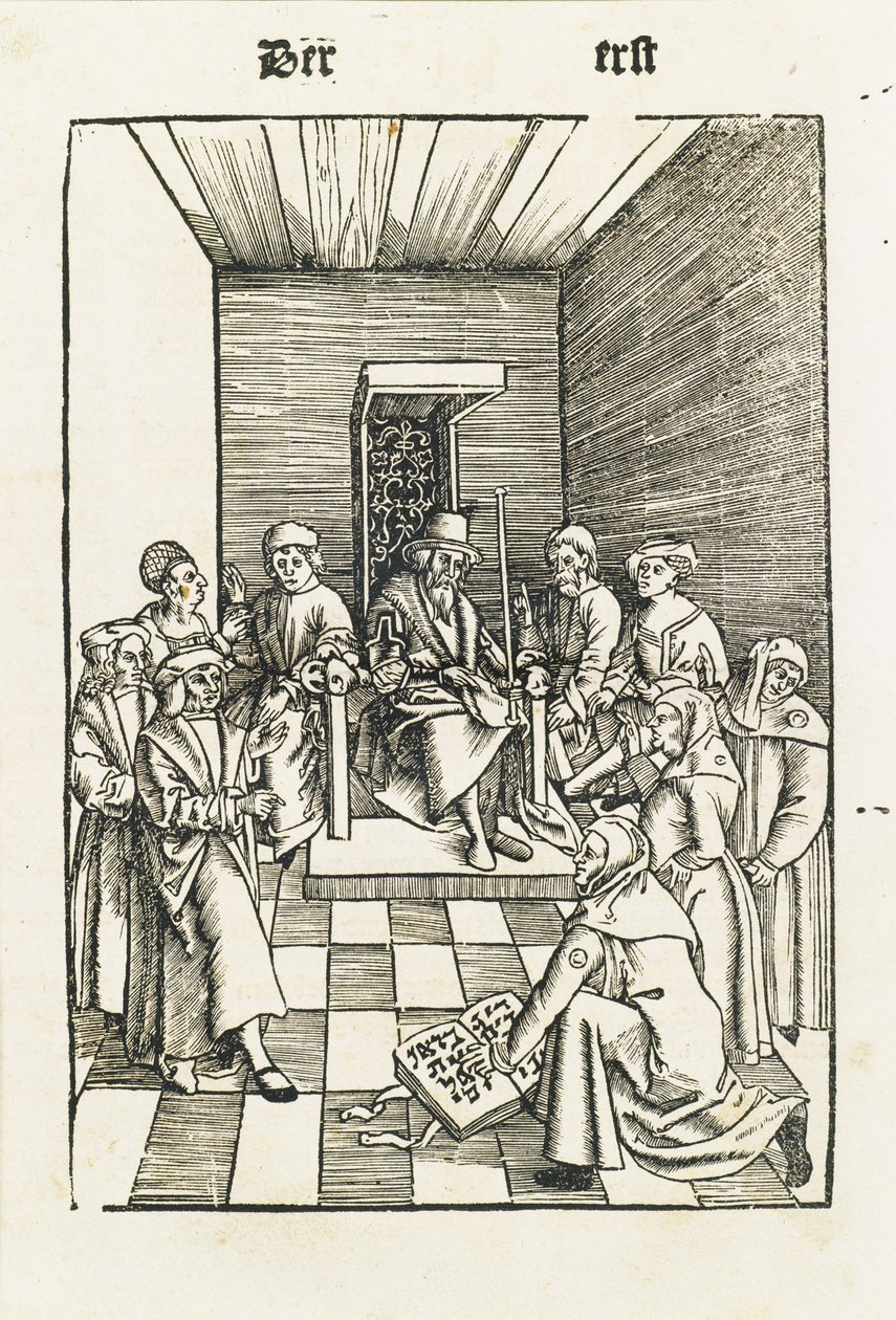 Serment juif du Laienspiegel, Augsbourg - Ulrich Tengler