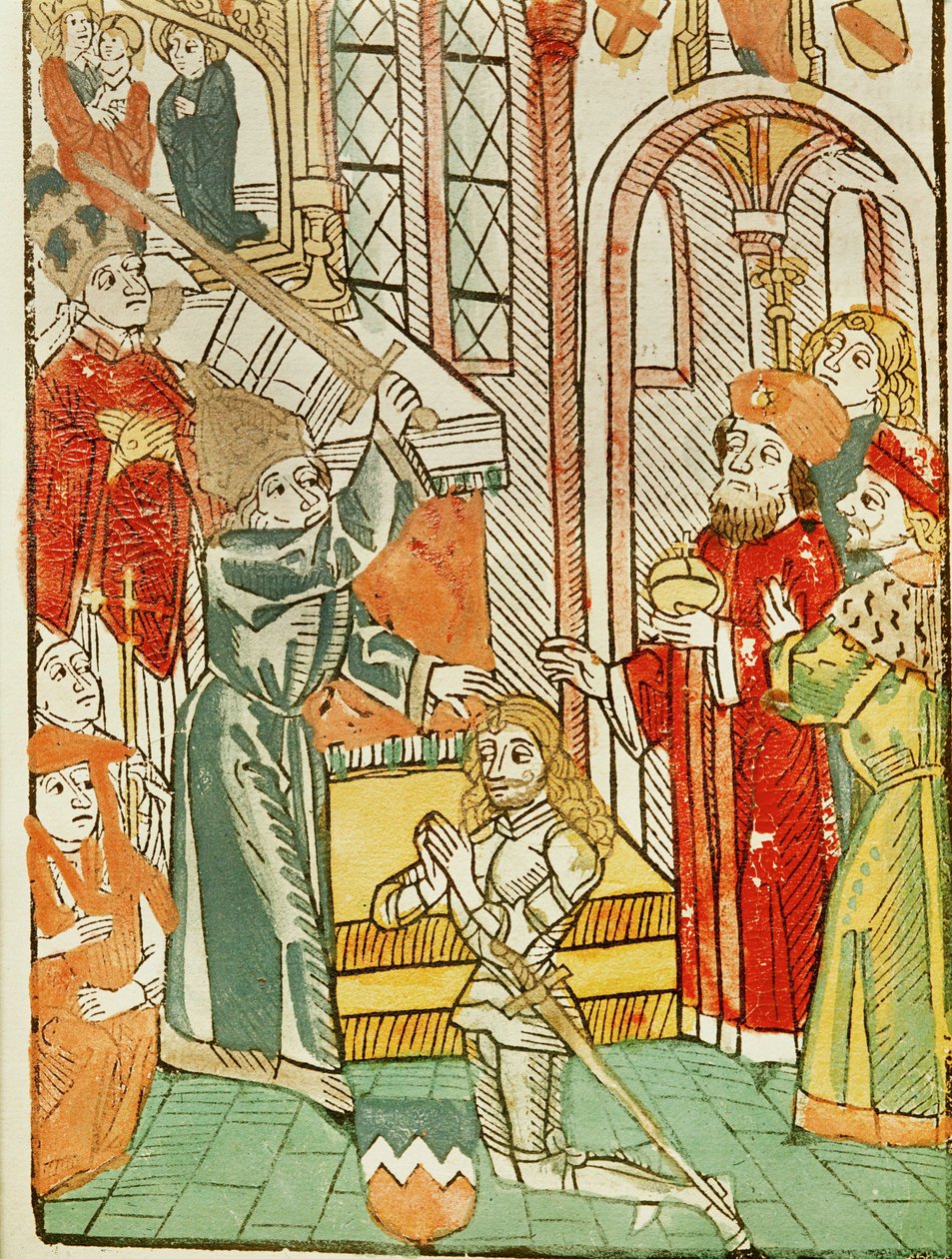 Accolade pour Heinrich von Ulm, par l