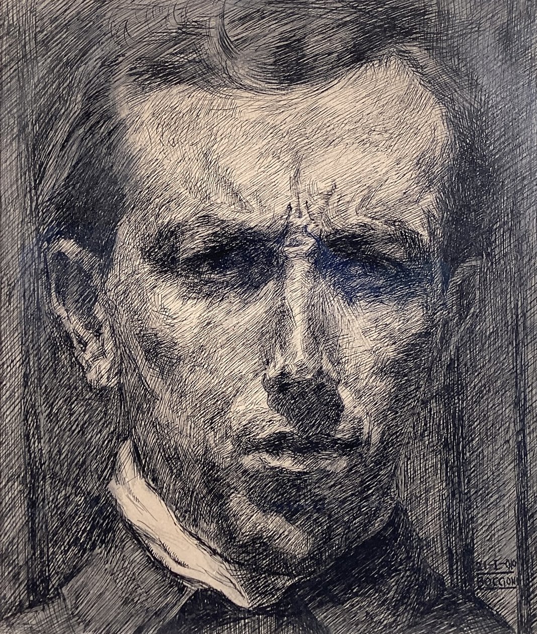 Autoportrait - Umberto Boccioni