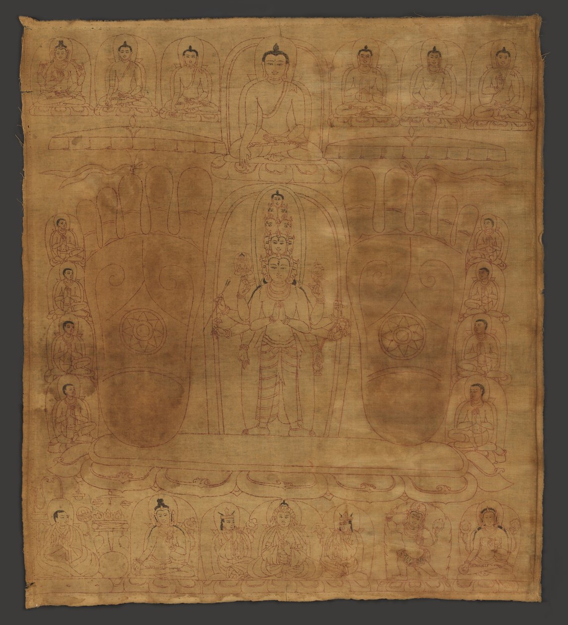 Bodhisattva Avalokiteshvara dans la tradition du roi Srongtsen Gampo - Unbekannt Unbekannt