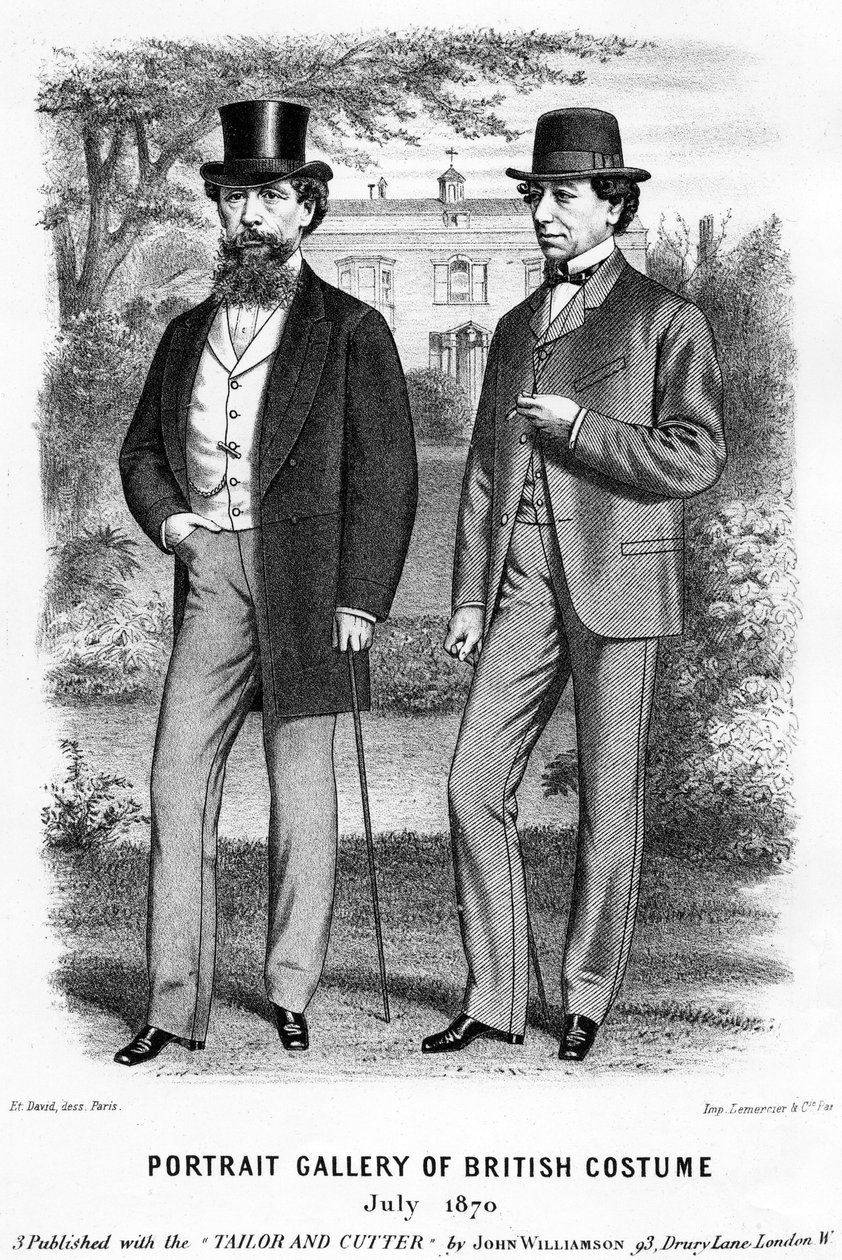 Charles Dickens et Benjamin Disraeli, 1870 (lithographie) - Unbekannt Unbekannt