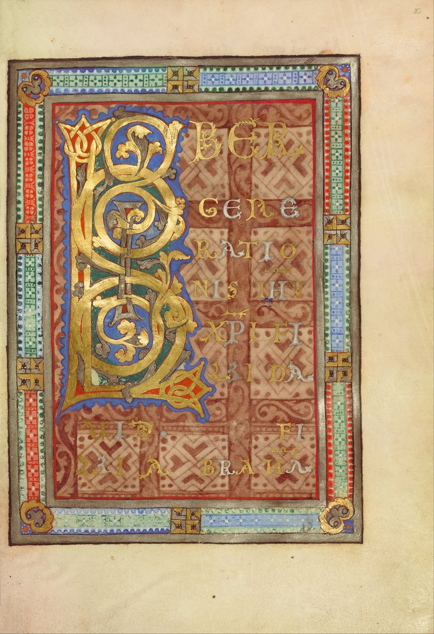 Page incipit décorée - Unbekannt Unbekannt