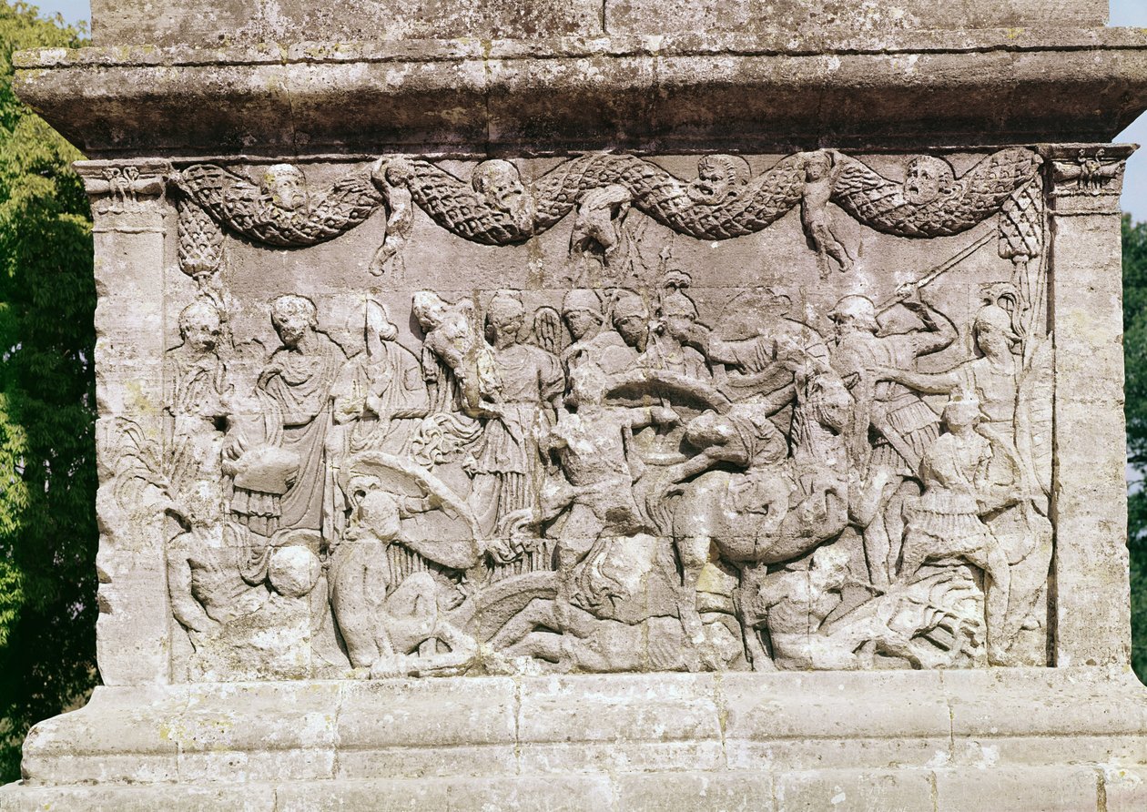 Détail du mausolée - Unbekannt Unbekannt