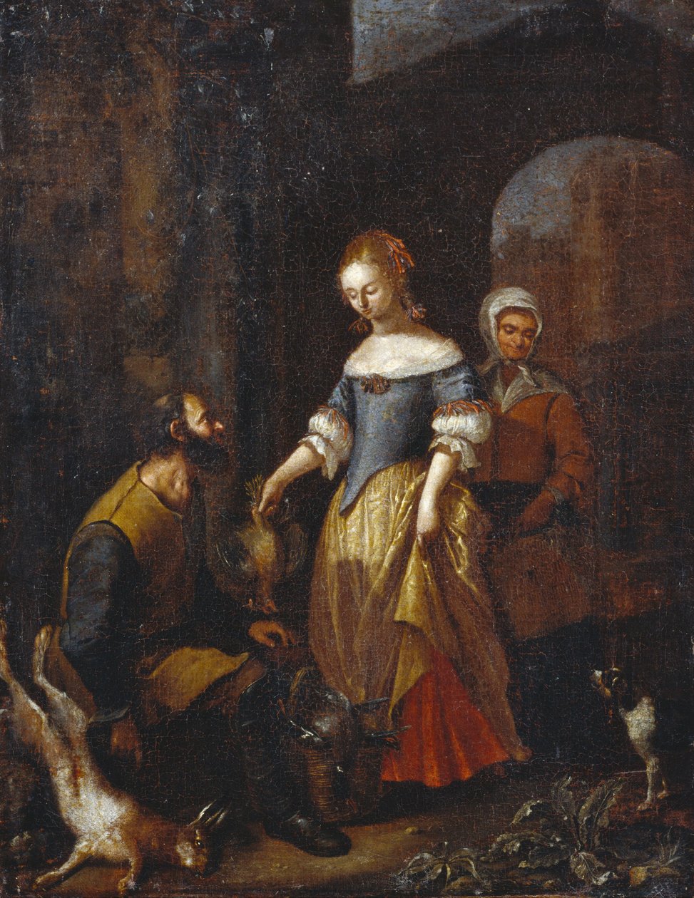 Dame achetant du gibier - Unbekannt Unbekannt