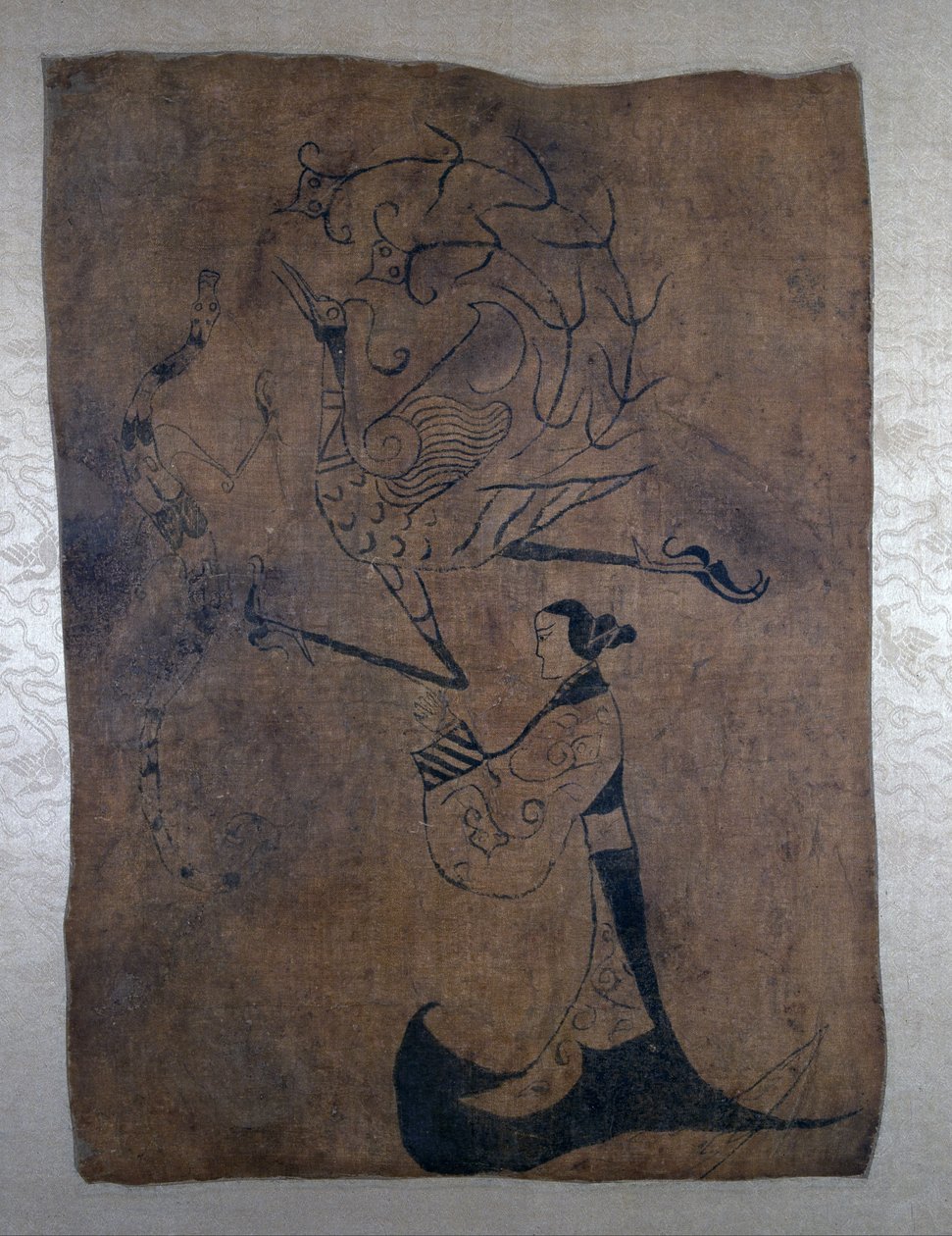 Figure avec dragon et phénix - Unbekannt Unbekannt