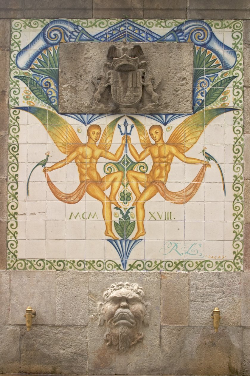 Décoration de fontaine (céramique) - Unbekannt Unbekannt